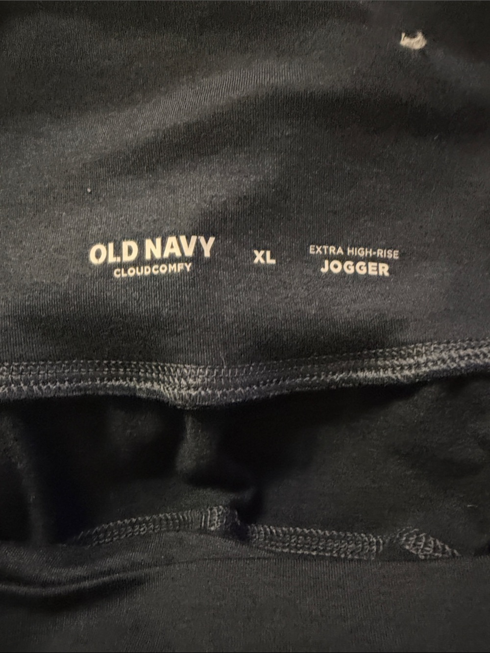 Old Navy Black CloudComfy Extra High-Rise Jogger - XL